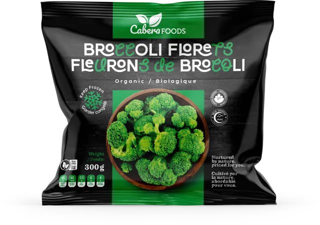 Cabera organic broccoli florets
