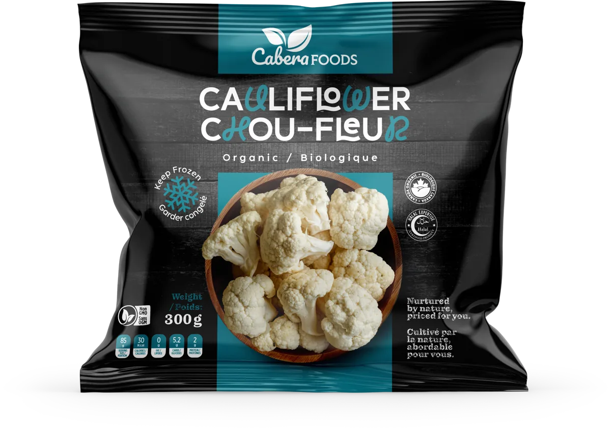 Front of the Cabera Cauliflower pack, 300 g