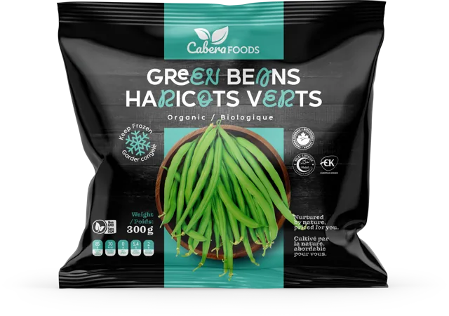 Cabera organic green beans