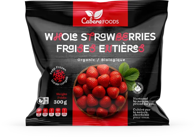 Whole strawberries, Cabera Foods 300 g
